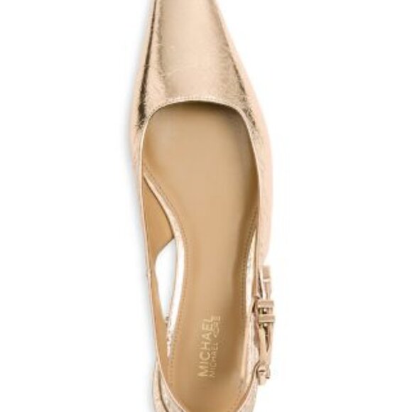 Michael Kors Darrington Leather Slingback Flats - Picture 7 of 8